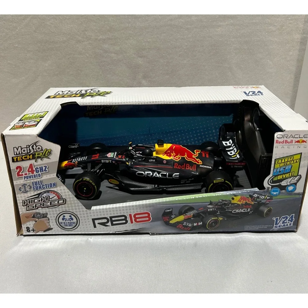 Maisto Tech RC RB18 Oracle Red Bull Race Car Verstappen High Speed Radio Control